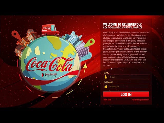 Coca-Cola Revenuepoly - Platform overview (Games for Business - The Learning Experience)
